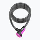 Zámok na bicykel OnGuard Neon 8163PN black/pink