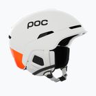 Lyžiarska prilba POC Obex MIPS hydrogen white/fluorescent orange