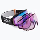Lyžiarske okuliare POC Zonula Clarity Comp + uranium black/spektris blue