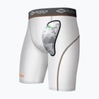 Pánske šortky na bojové športy Shock Doctor AirCore Cup Compression white