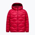 Detská páperová bunda Peak Performance Helium Down Hood Jacket Tech Burgundy/Vertical Zenith