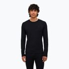 Pánska termoakčná mikina Peak Performance Magic Crew Wool-Blend Baselayer black/black