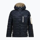 Pánska páperová bunda Peak Performance Helium Utility Down Hood black/sand fog