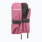 Detské lyžiarske rukavice Didriksons Biggles Zip Mitten 9 heather pink