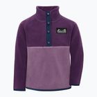 Detská fleecová mikina Didriksons Monte 6 Half Button northern purple