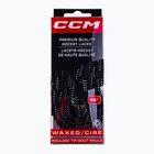 CCM Proline voskované čierne šnúrky na korčule