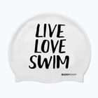 Plavecká čiapka BuddySwim LLS Silicone white