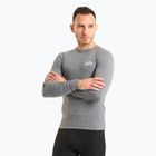 Pánska termoakčná mikina ODLO Active Warm Originals Bl Top Crew Neck odlo steel grey melange