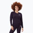 Dámska termoakčná mikina ODLO Warm Originals Stripes Bl Top Crew Neck dark saphire