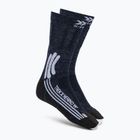 Dámske ponožky X-Socks Trek X Merino midnight blue/arctic white