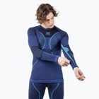 Pánska termoakčná mikina X-Bionic Merino dark ocean/sky blue