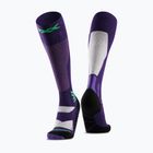 Ponožky na snowboard X-Socks Snowboard Discover Otc deep purple/light sand