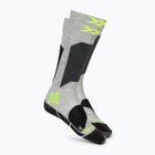 Detské lyžiarske ponožky X-Socks Ski Discover Otc rhino grey/canary