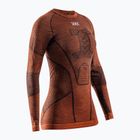 Dámsky termoaktívny longsleeve X-Bionic Symbio Merino Shirt clay