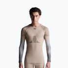Pánska termoakčná mikina X-Bionic Invent Fx Shirt sand/light grey/grey