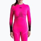 Dámska termo bielizeň X-Bionic Invent Graphics LS fluo pink/x white