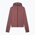 Pánska bežecká mikina On Climate Zip Hoodie barberry