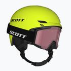 Detská lyžiarska prilba SCOTT Track + Gogle Factor Pro Combo neon yellow/black