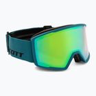 Lyžiarske okuliare SCOTT Trace Pro petrol green/green chrome