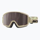 Lyžiarske okuliare SCOTT Trace Pro Compact mojave beige/silver chrome