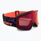 Lyžiarske okuliare SCOTT Shield black/amp red chrome