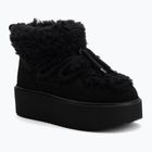 Dámske snehule INUIKII Teddy Platform black