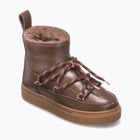Dámske snehule INUIKII Full Leather Gloss brown