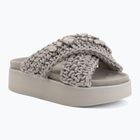 Dámske šľapky INUIKII Woven Stones Platform stone grey