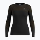 Dámska termoaktívna mikina ODLO Fundamentals Performance Warm Bl Top Crew Neck black