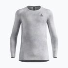 Pánska termoakčná mikina ODLO Active Warm X Pow Bl Top Crew Neck odlo silver grey