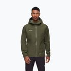 Pánska bunda do dažďa Mammut Crater IV HS Hooded dark marsh