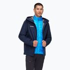Pánska bunda 3 v 1 Mammut Convey 3 in 1 HS Hooded marine/ glacier blue