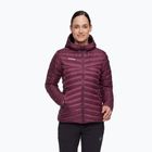 Dámska zateplená bunda Mammut Albula IN Hooded wine/black