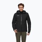 Pánska nepremokavá bunda Mammut Linard HS Thermo Hooded Jacket Men black