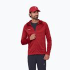 Pánska trekingová mikina Mammut Crag ML Hooded dark mammut red