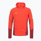 Pánska mikina Mammut Taiss ML Hooded mammut red/dark mammut