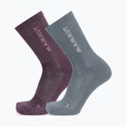 Ponožky Mammut Multisport Crew Socks 2 pack paloja/strata