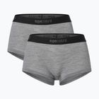 Dámske termo boxerky super.natural Tundra 175 Hipser 2 páry cashmere grey melange/cashmere grey melange