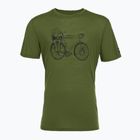 Pánske tričko super.natural Bicycle Nomad Tee chive/jet black