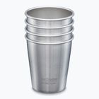 Klean Kanteen pollitrové poháre 4 kusy z brúseného nerezu