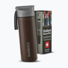 Cestovná fľaša s filtrom Bachgold Selfpress Waterfilter 500 ml brown
