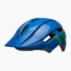 Cyklistická prilba detská Bell Sidetrack II strike gloss blue/green