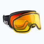 Lyžiarske okuliare Giro Roam black wordmark/amber scarlet/yellow