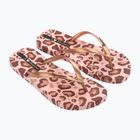 Dámske žabky Ipanema Animal Print beige/gold