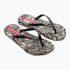 Dámske žabky Ipanema Animal Print VI beige/black/pink