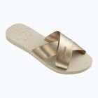 Dámske žabky Havaianas Aqua Metallic beige