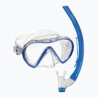 Súprava na šnorchlovanie Mares Combo Stream royal blue/clear