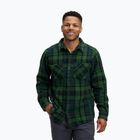 Pánske trekingové tričko Black Diamond Project Heavy Flannel palm green/anthracite plaid