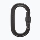 Karabína Black Diamond Oval Keylock SCRWGT black