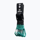 Súprava lezeckých expresiek Black Diamond Hotforge Hybrid Quickpack Set 6 pcs. 12 cm clean green